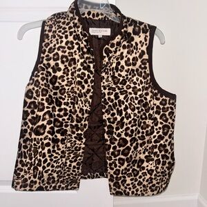 Leopard / cheetah Print Vest